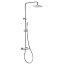 Conjunto barra de ducha monomando Firenze cromo de Imex